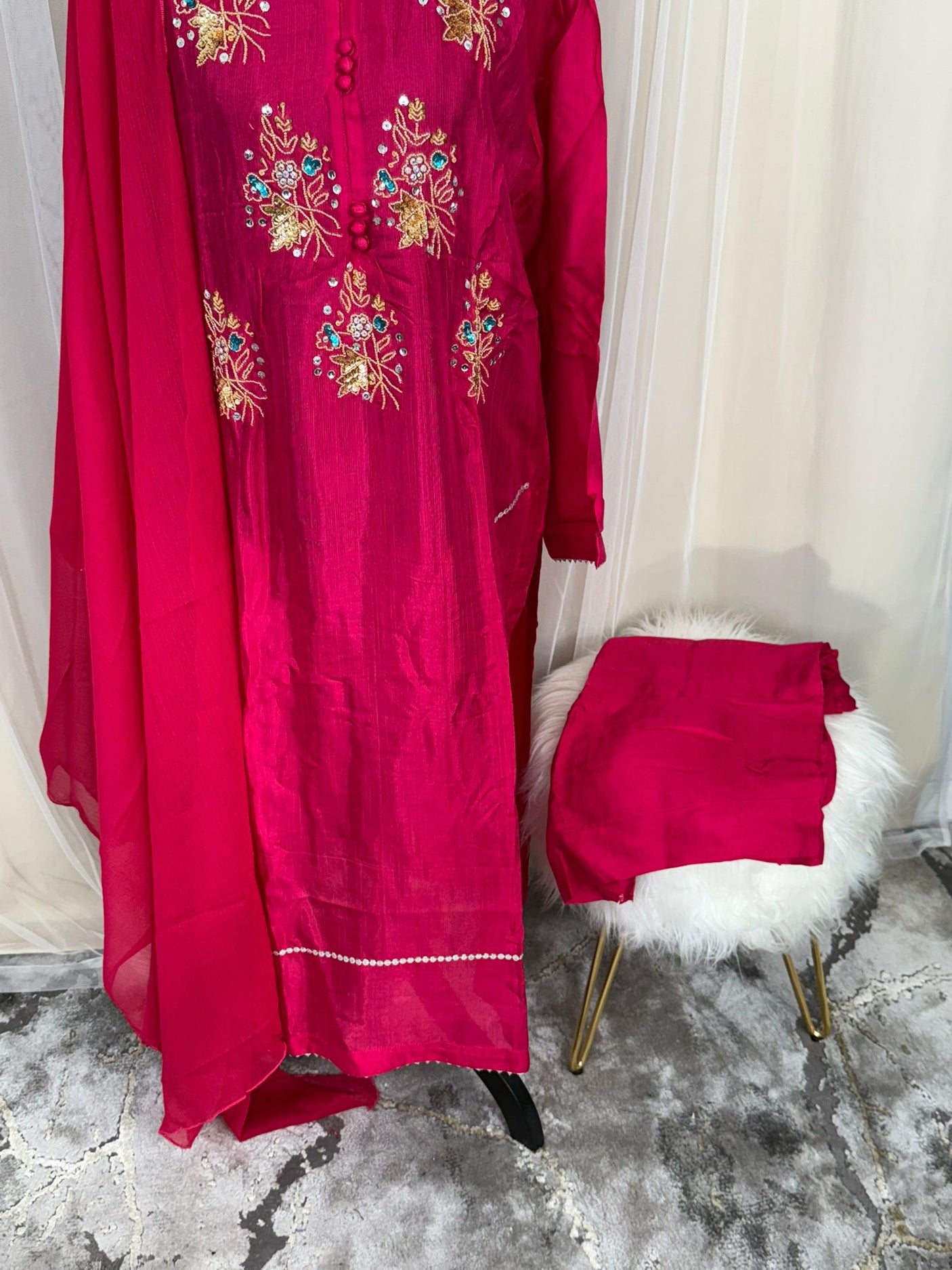Luxury Embroidered Party wear Ready To Ship