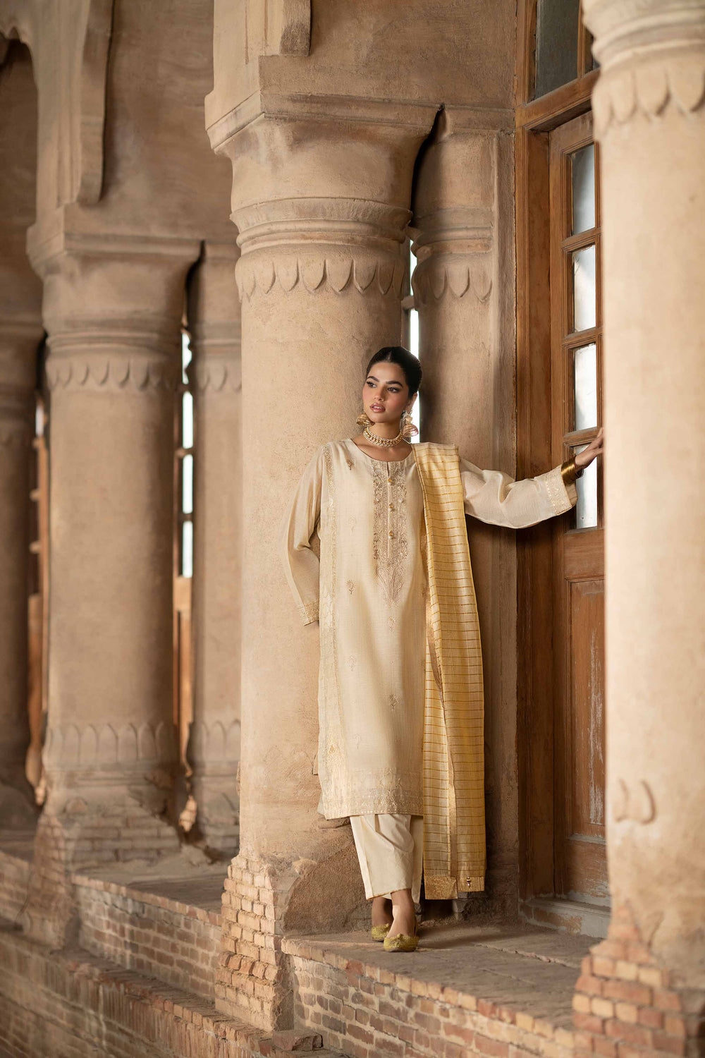 3 Piece Embroidered Suit by Nishat Linen