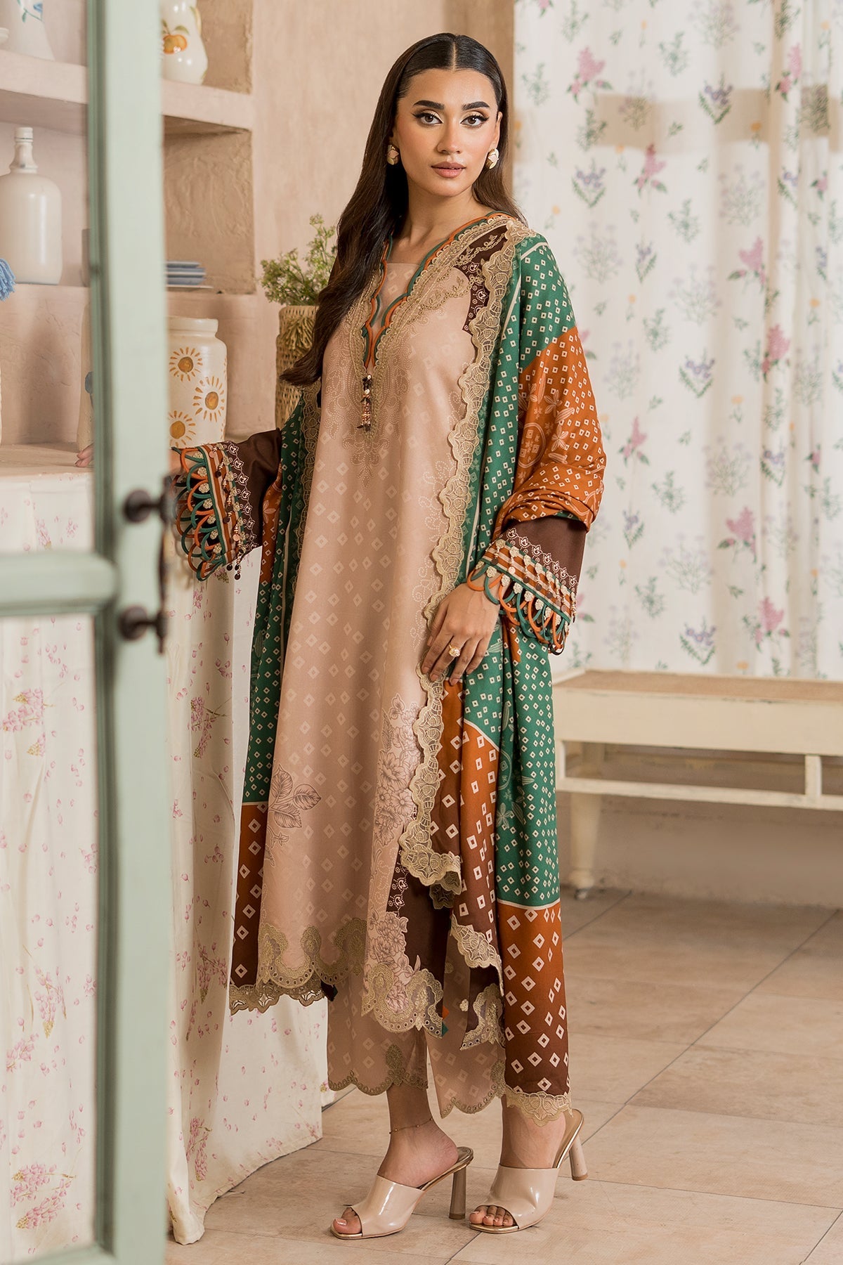 Charizma 3-PC Embroidered Lawn Suit