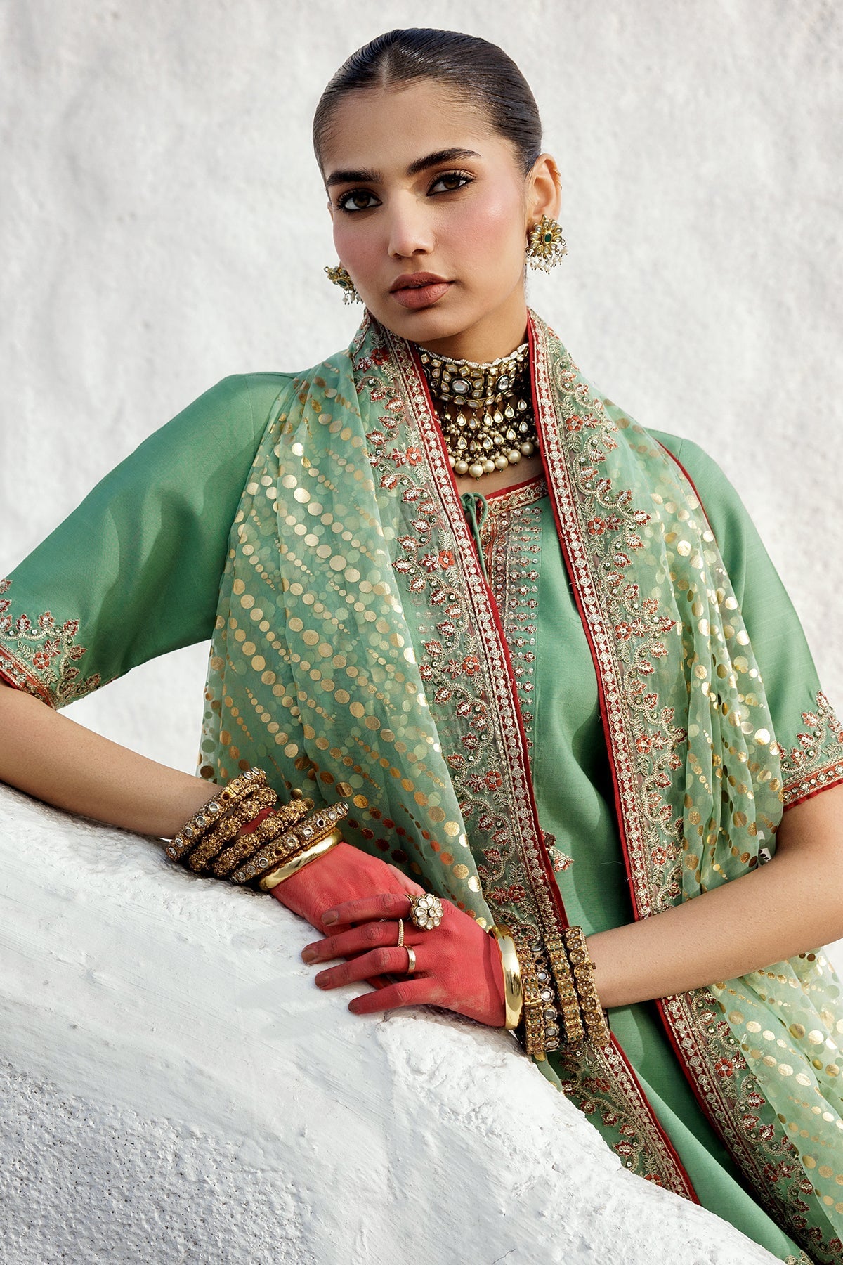 Charizma Luxury Embroidered Suit
