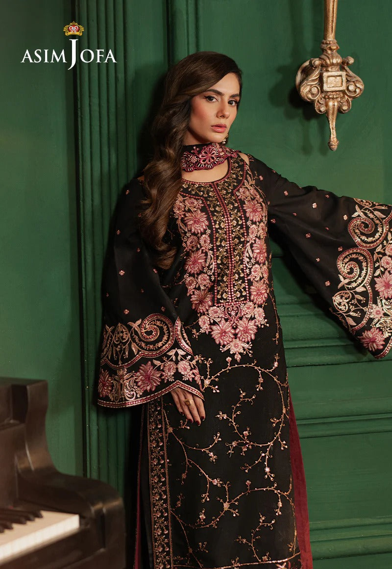 Asim Jofa Embroidered 3pc Suit