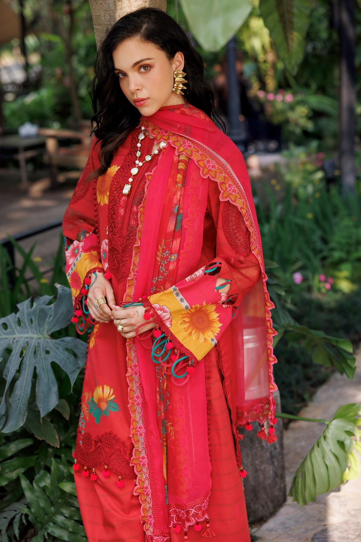 Charizma 3-PC Embroidered Lawn Suit