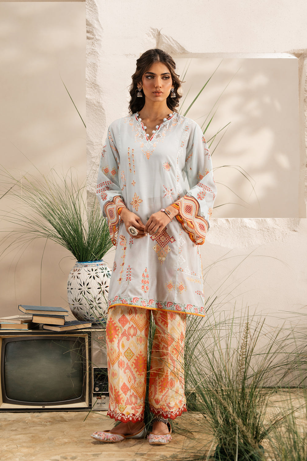 Ethnic Embroidered 2pc