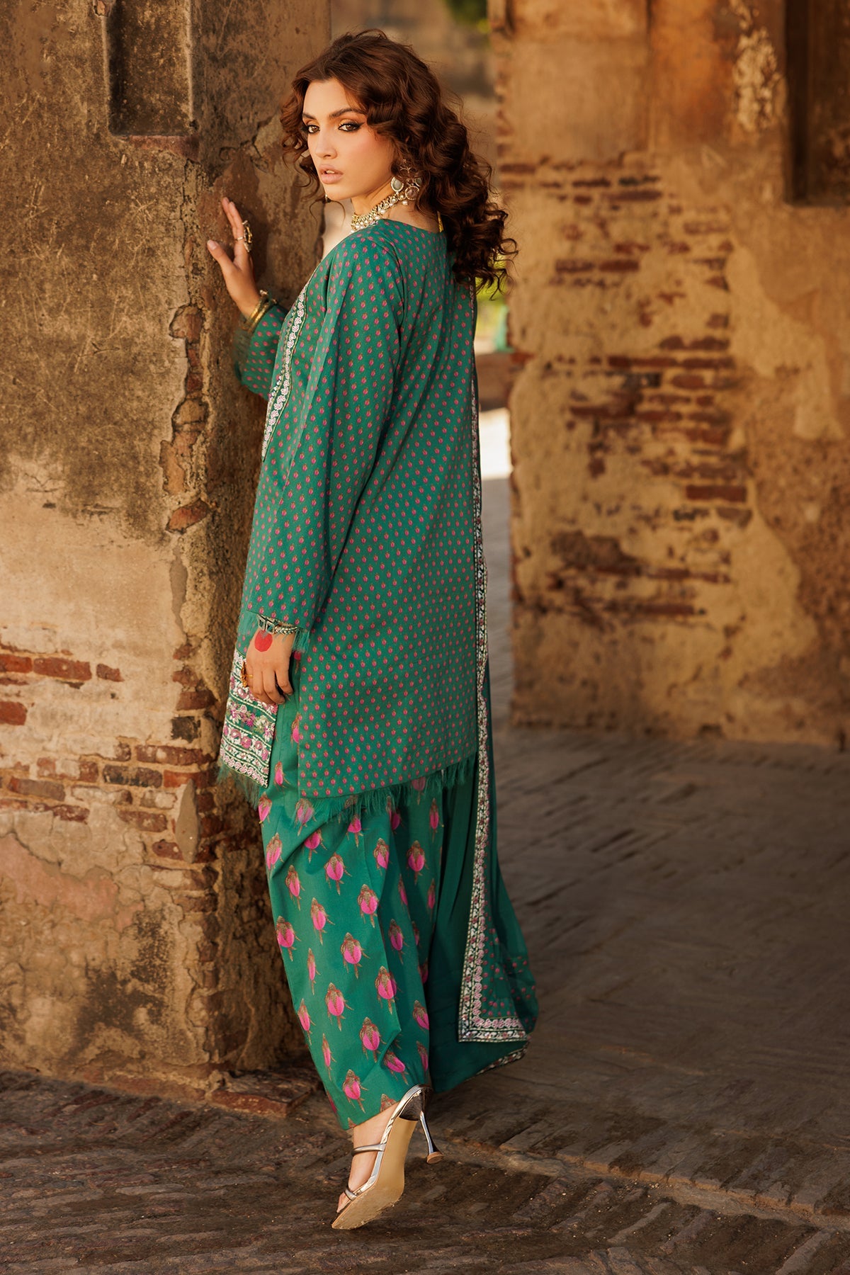 Charizma 3-PC Embroidered Lawn Suit
