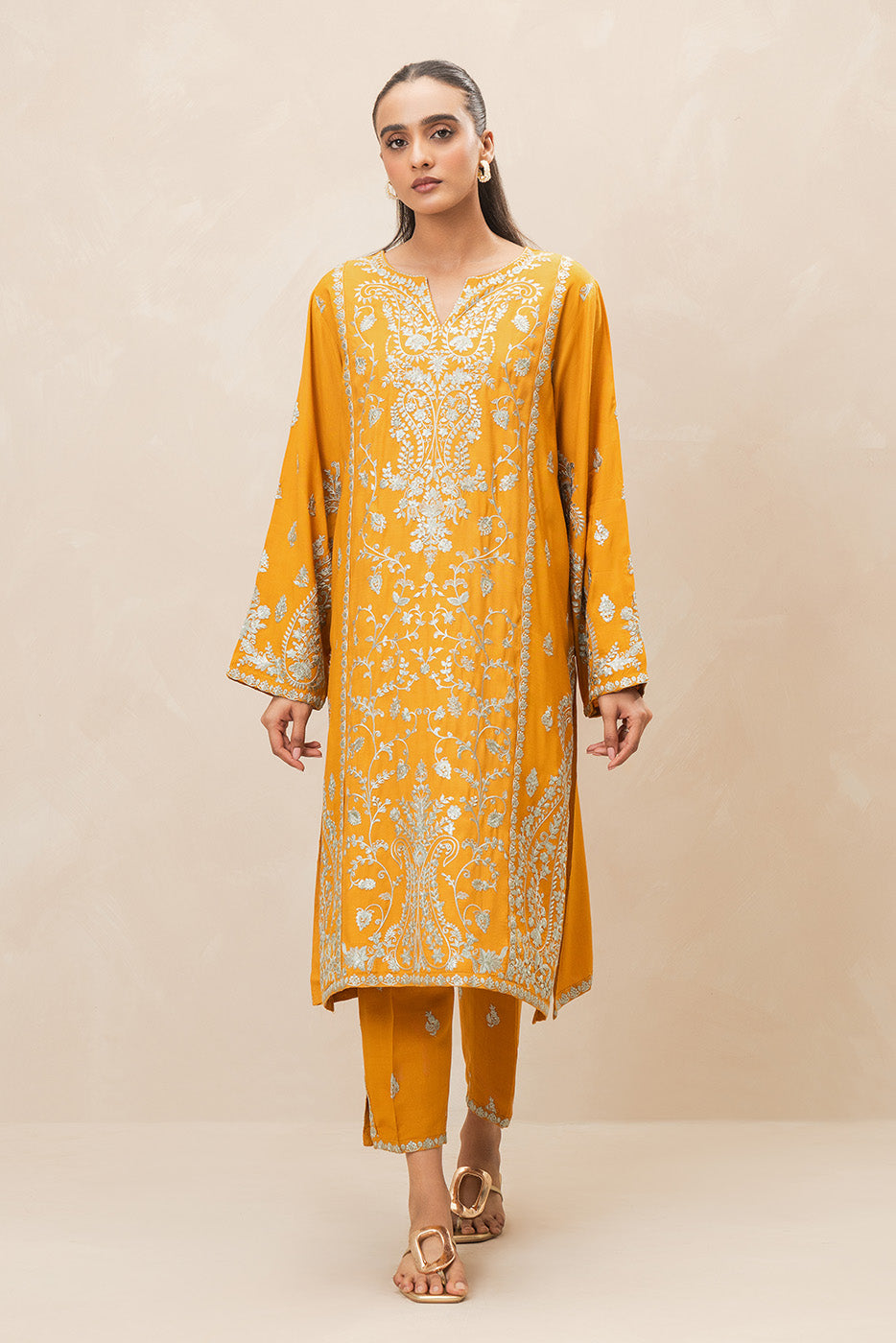 Beechtree Embroidered Suit 2 pc