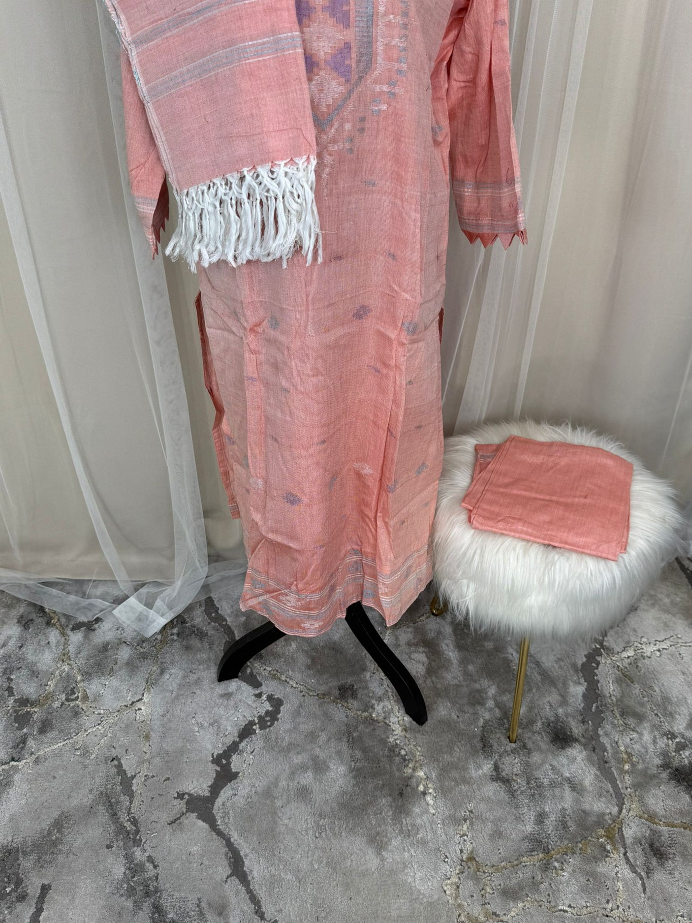 Bangladeshi Jamdani salwar kamiz