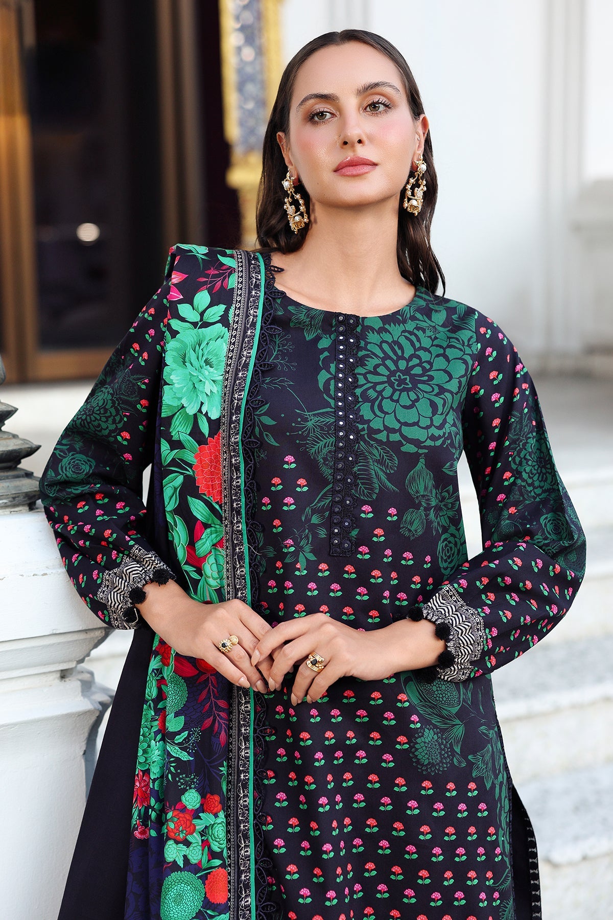 Aniiq By Charizma Embroidered Suit