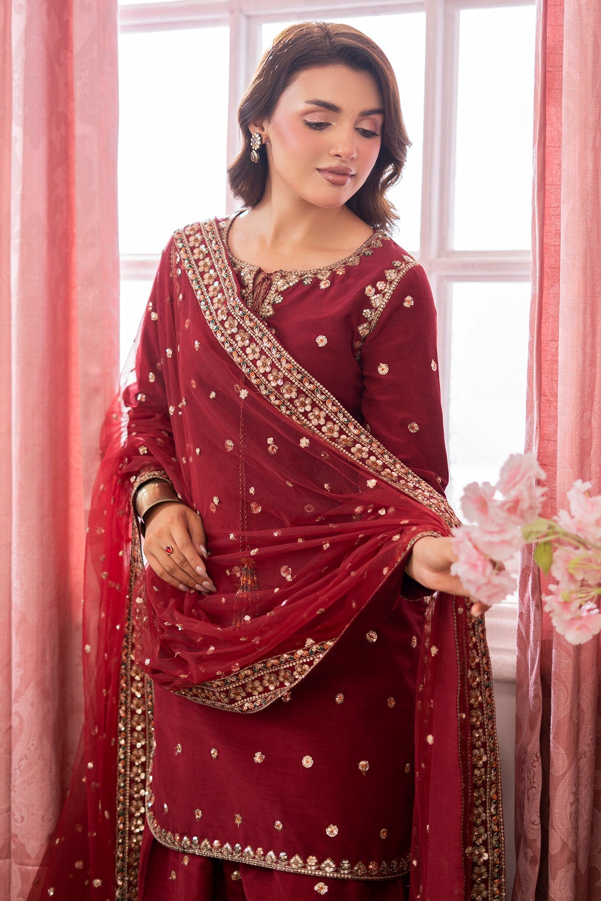 Charizma Luxury Embroidered Suit