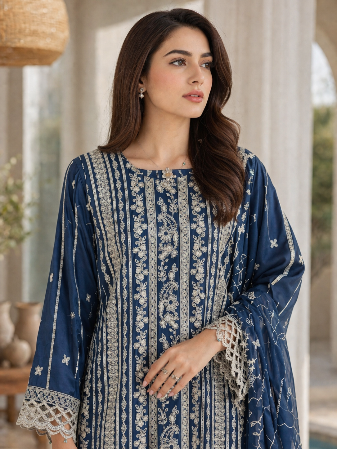 Bin Hameed Chiffon Embroidered Collection