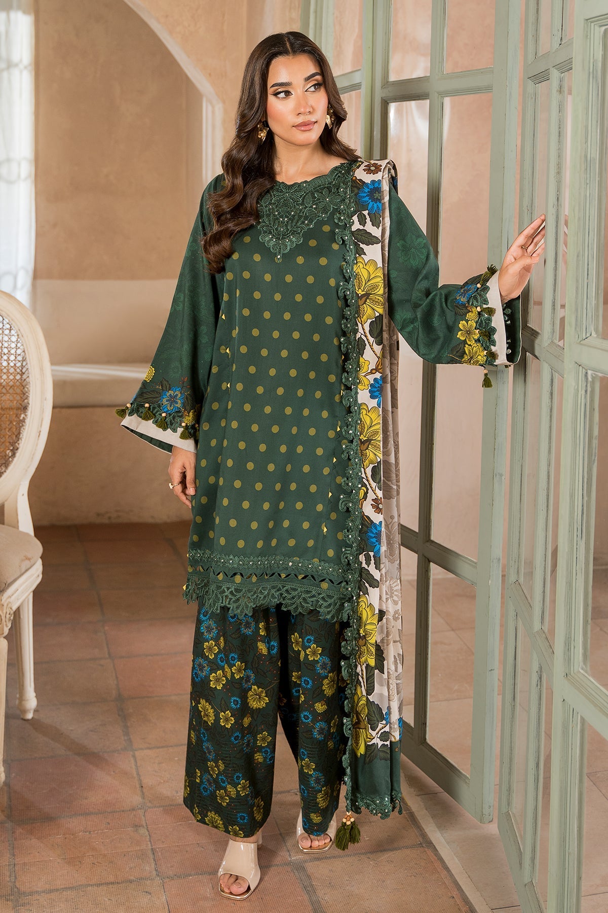Charizma Luxury Embroidered Suit