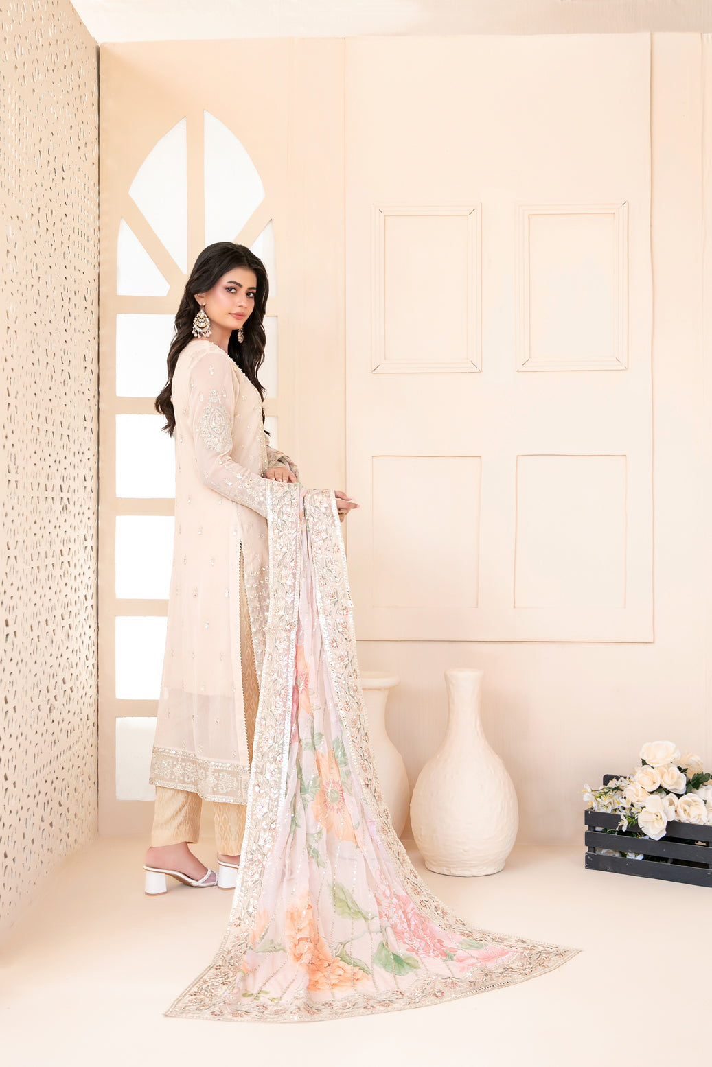 Sunehri Chiffon By Tawakkal