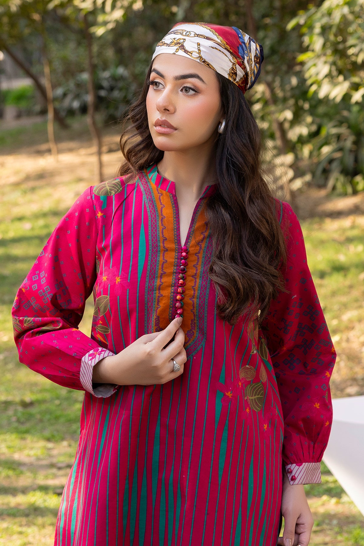 Charizma 3-PC Printed Lawn Suit