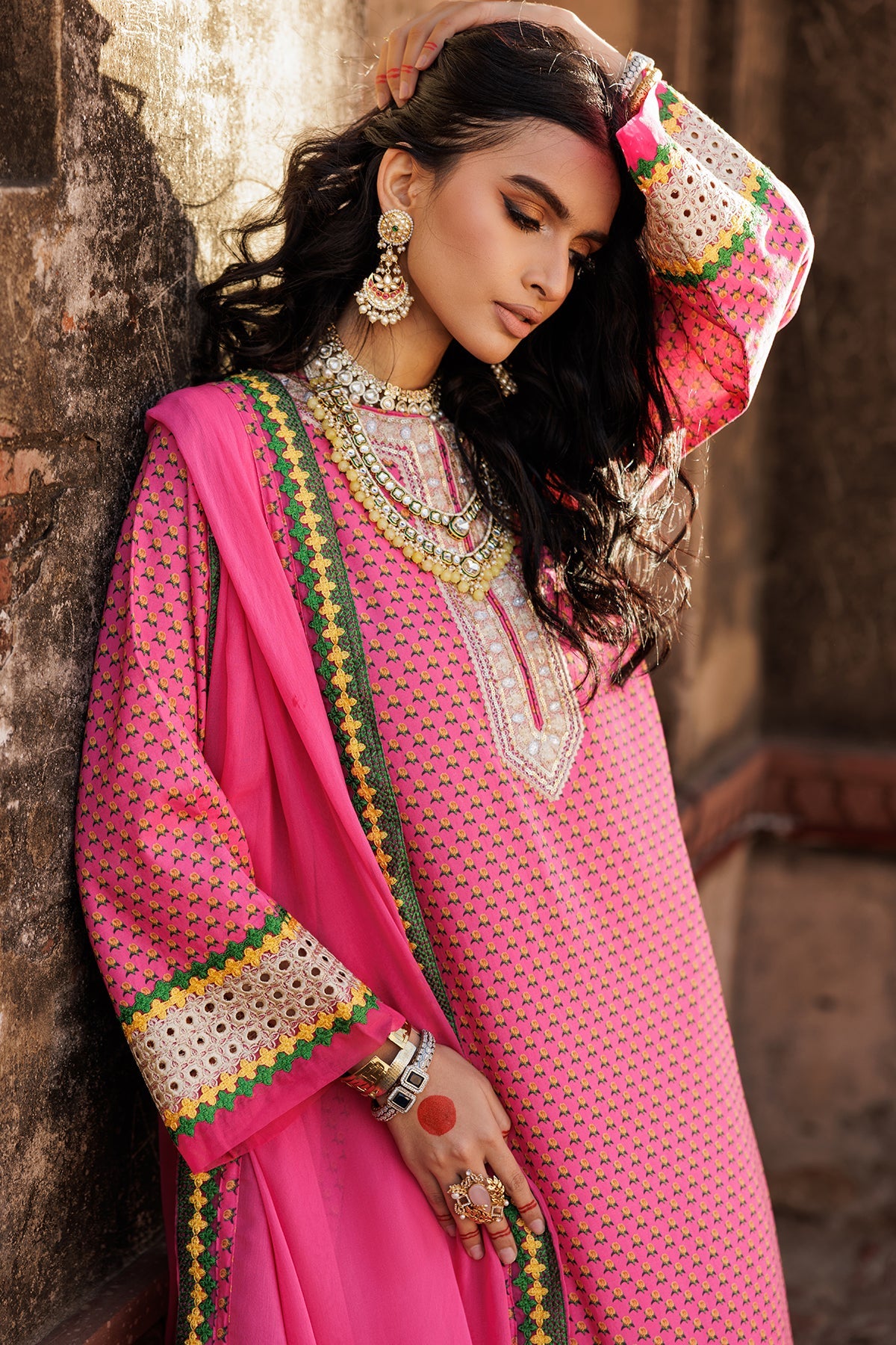 Charizma 3-PC Embroidered Lawn Suit