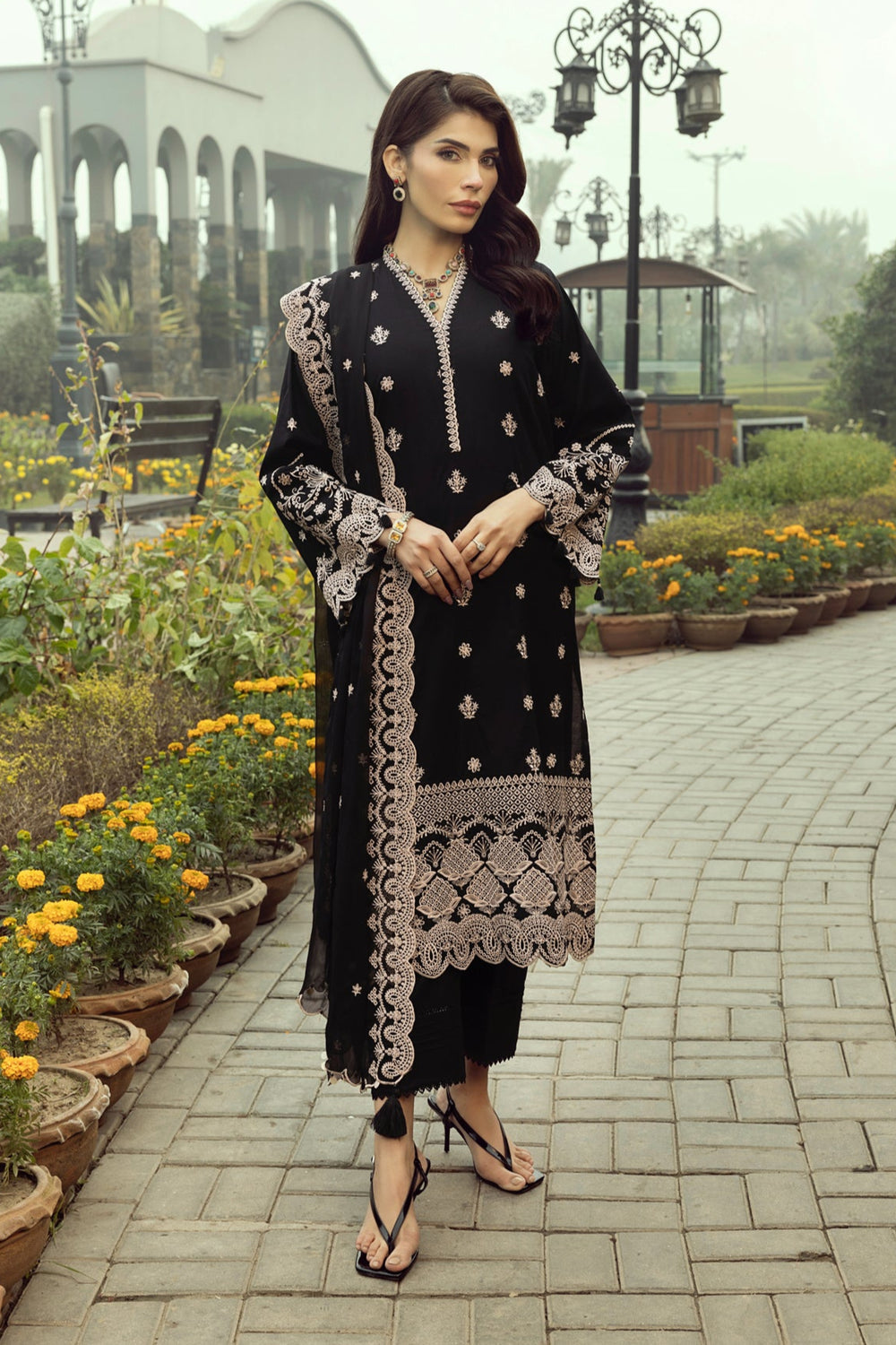 Lakhany 3pc Embroidered Suit