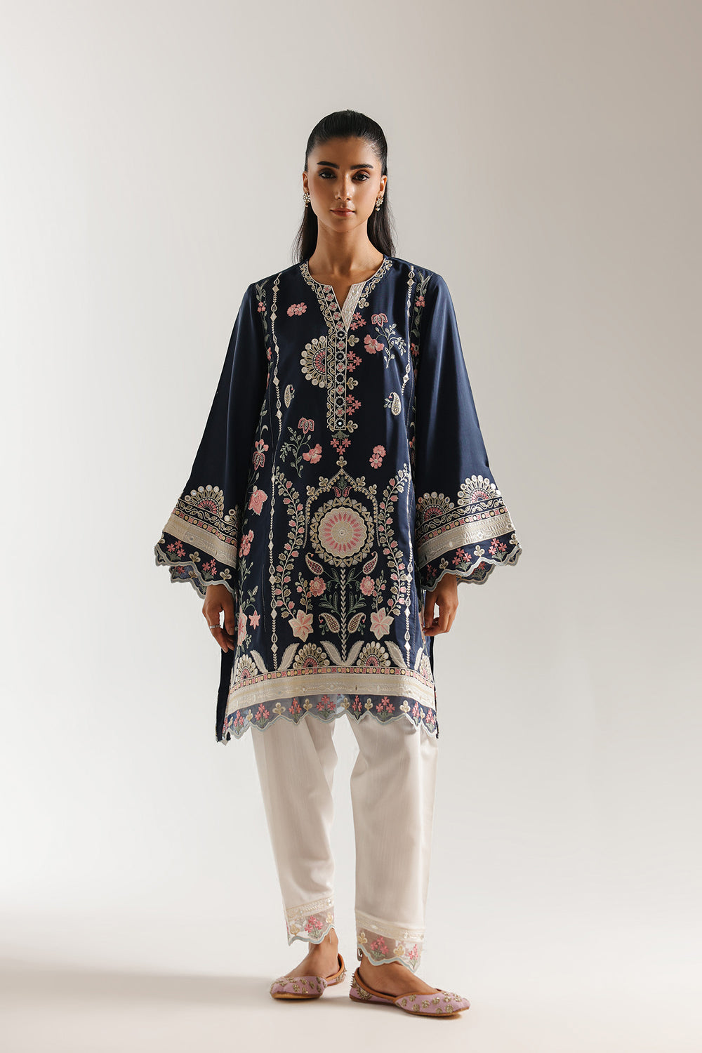 Ethnic Embroidered 2pc Suit
