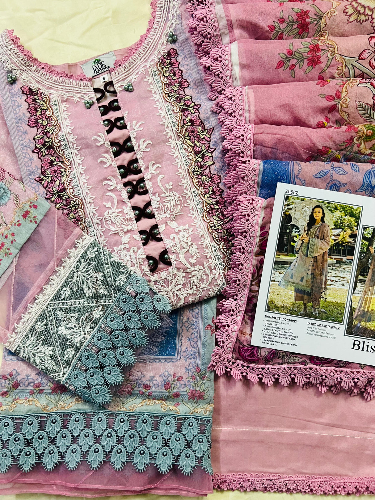 Jade Bliss Embroidery Lawn Collection