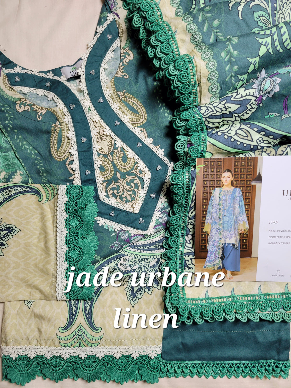 Jade Urbane Linen Collection