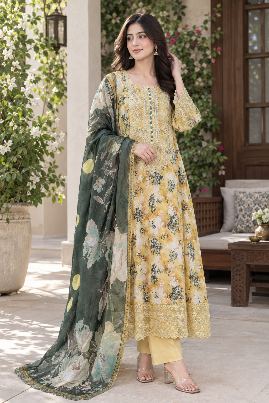 Munira Designers Embroidered Lawn
