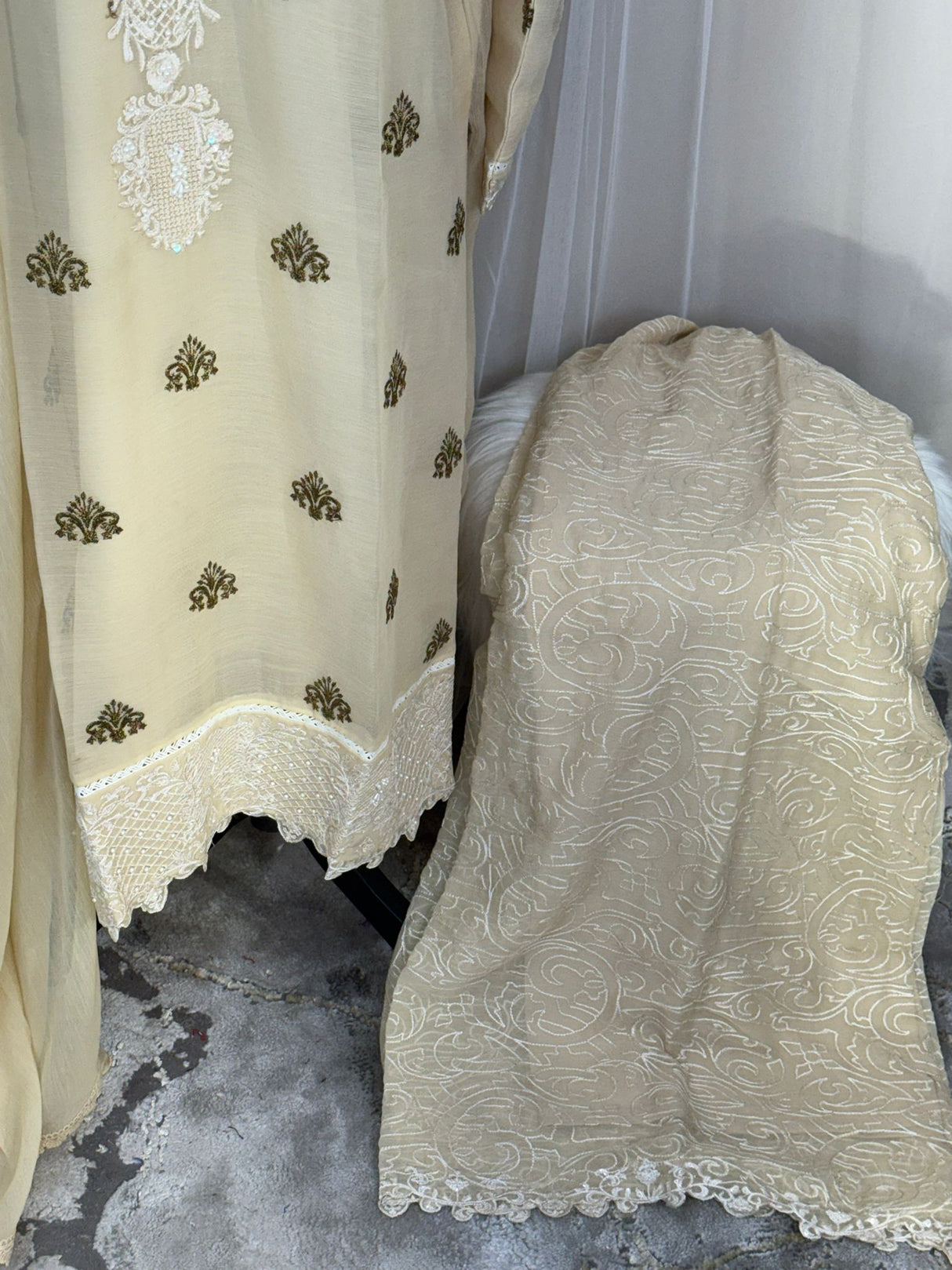 Luxury Embroidered Party wear Ready To Ship