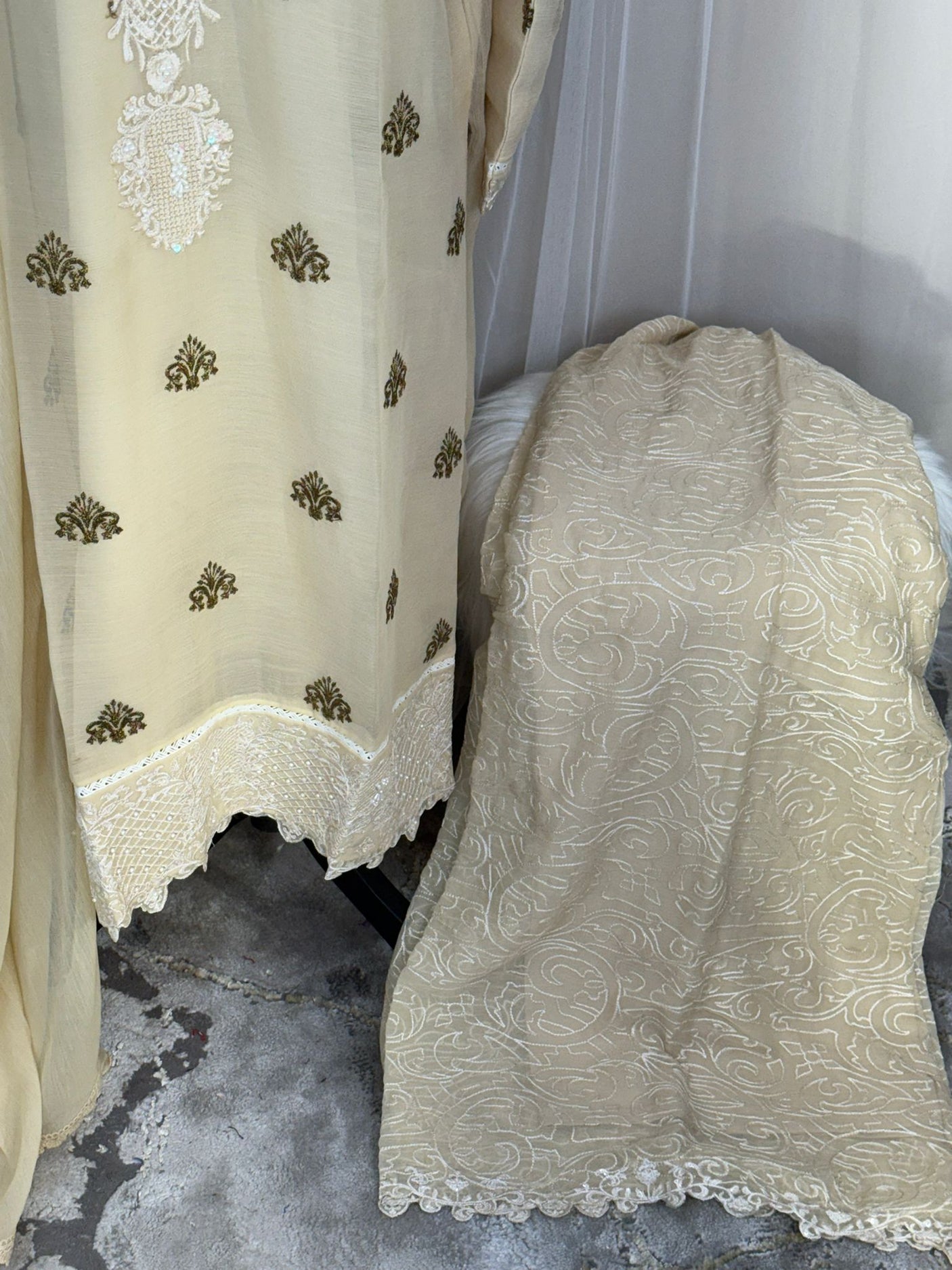 Luxury Embroidered Party wear Ready To Ship