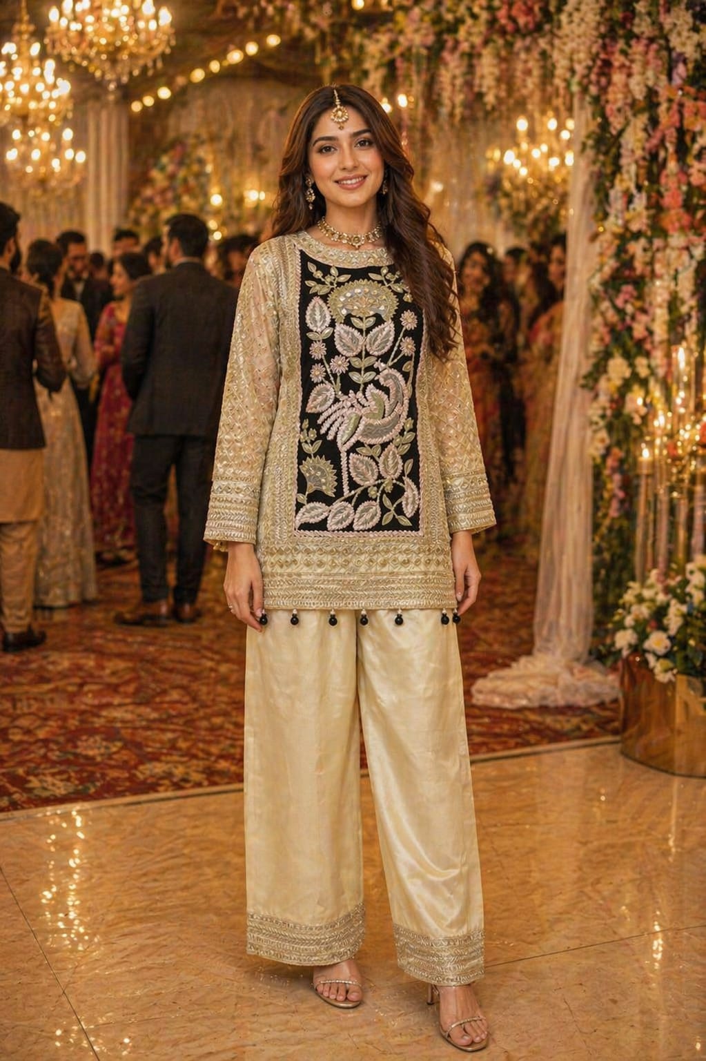 Premium Natural Crep Silk Suit