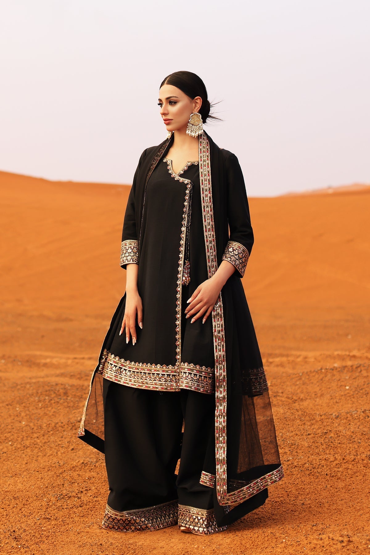 Charizma Luxury Embroidered Suit