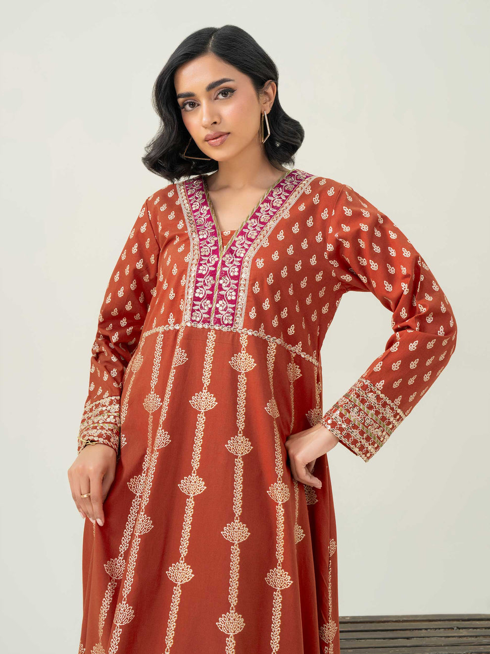 2 Piece Lawn Suit-Embroidered By LimeLight