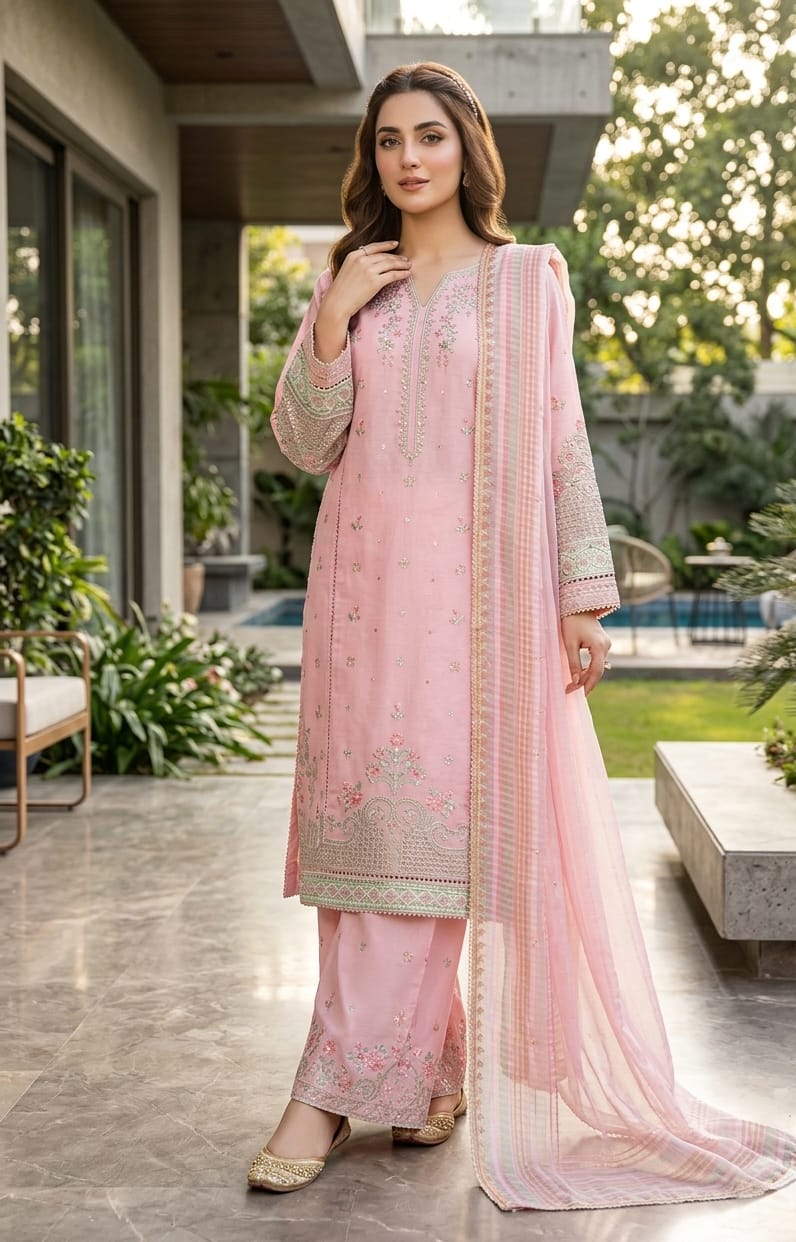Bin Saeed Luxury Embroidered Lawn
