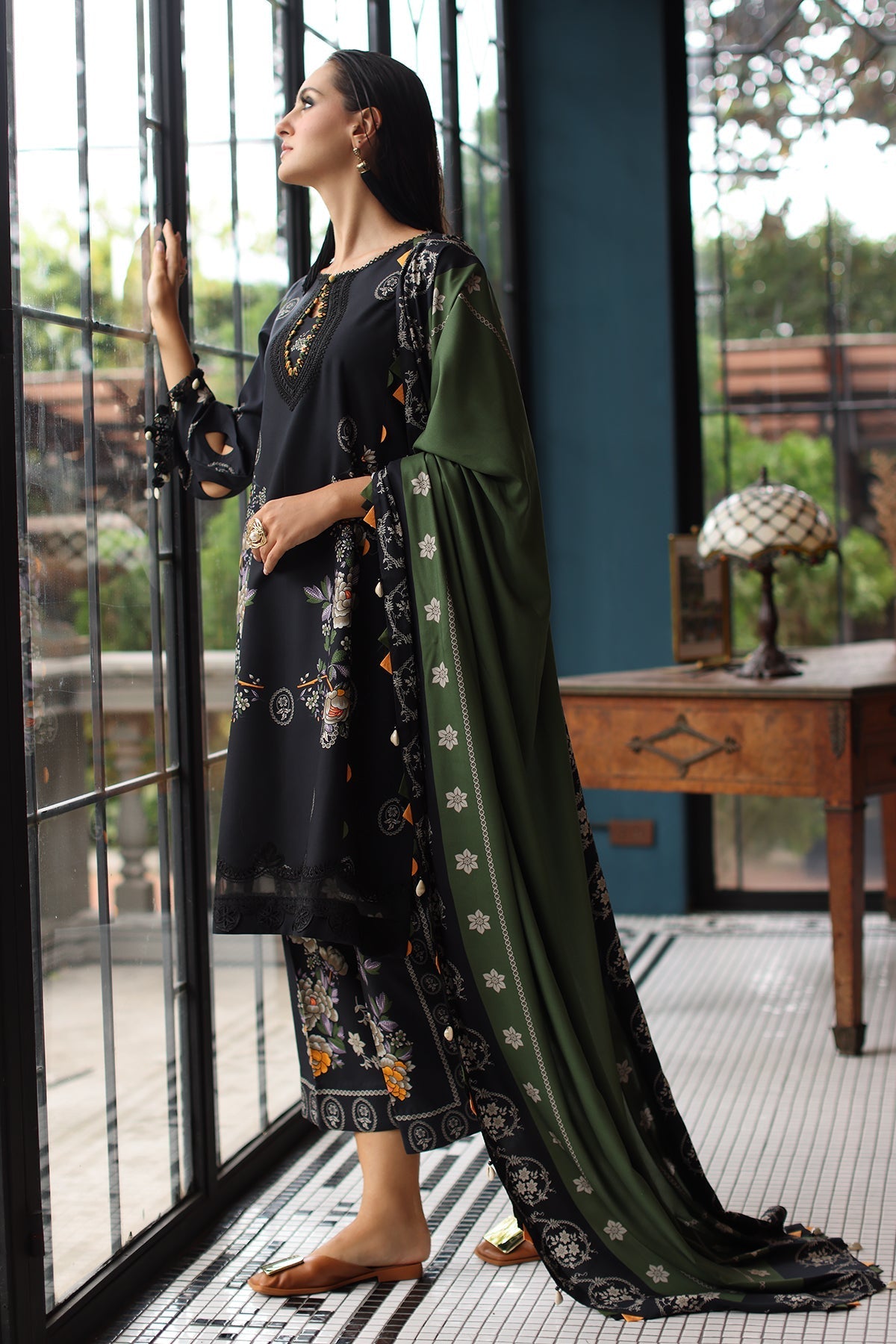 Charizma 3-PC Embroidered Lawn Suit