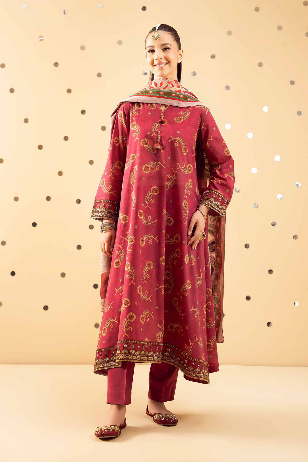 3 Piece Embroidered Suit by Nishat Linen