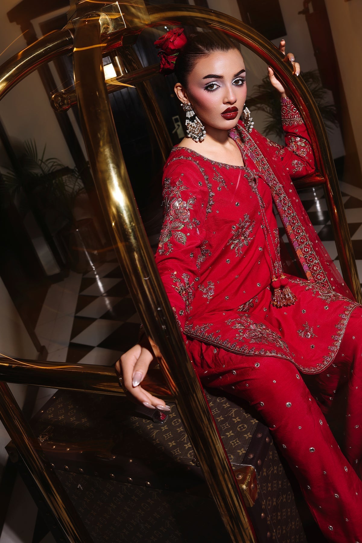 Charizma Luxury Embroidered Suit