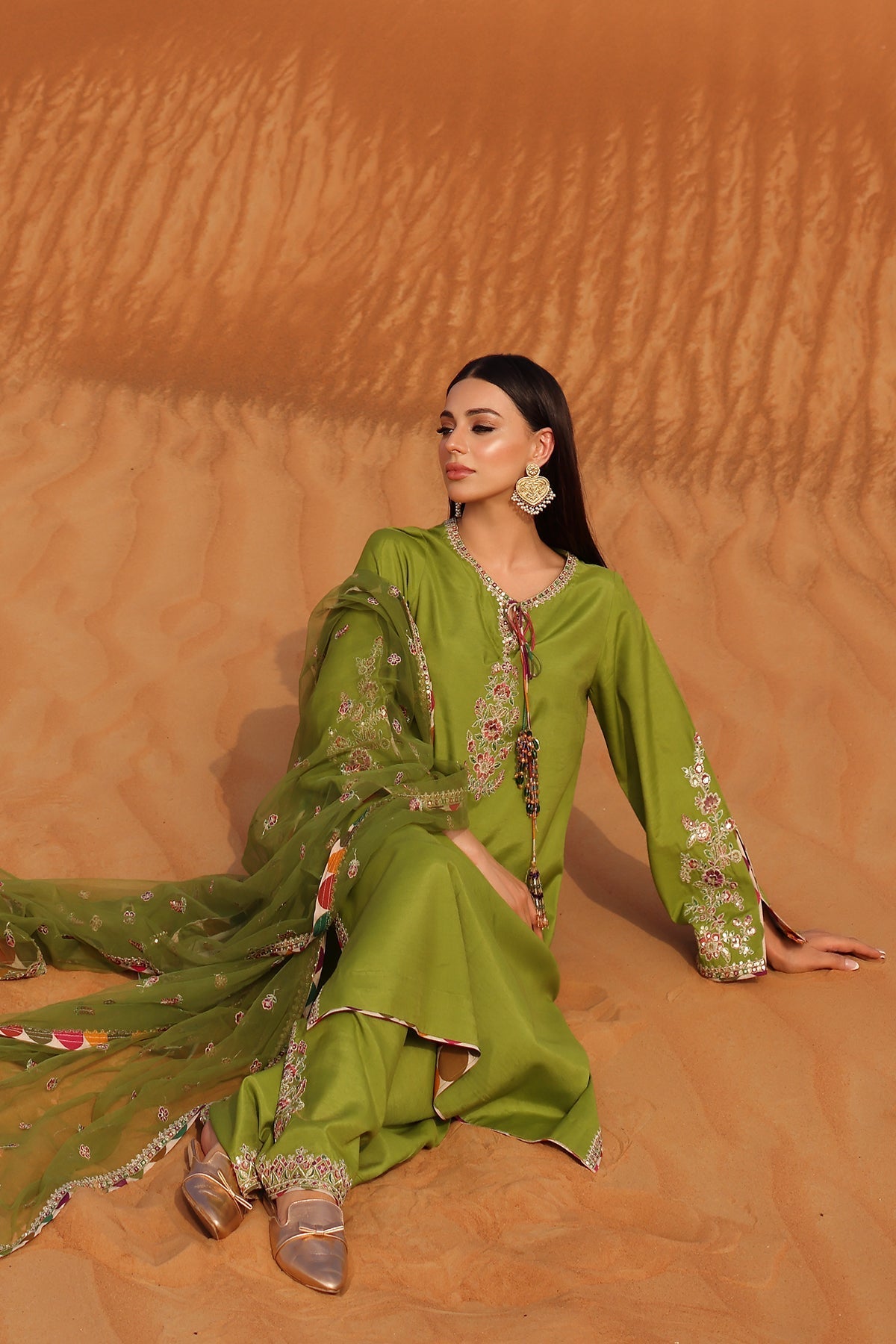 Charizma Luxury Embroidered Suit