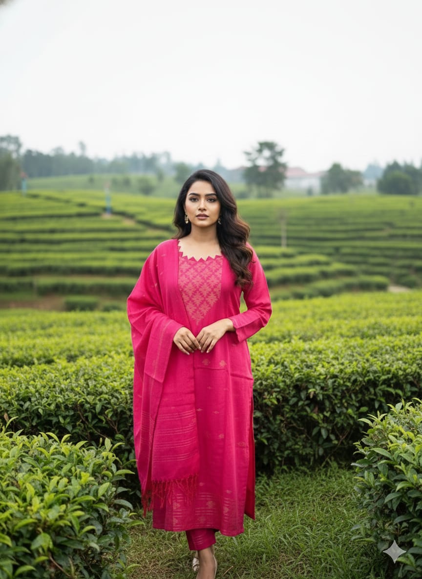 Bangladeshi Jamdani salwar kamiz