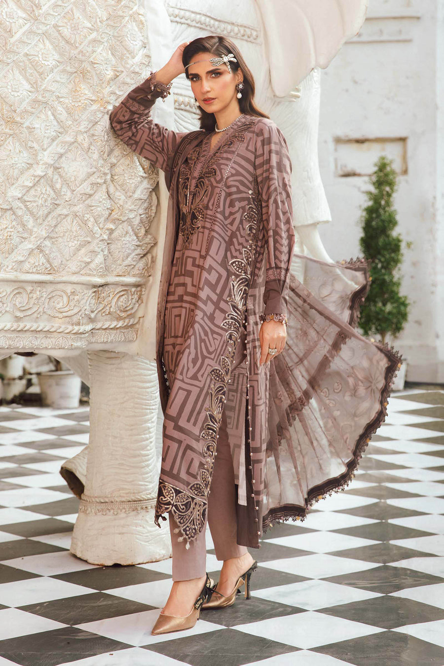 Maria B Mprints Embroidered Lawn Collection