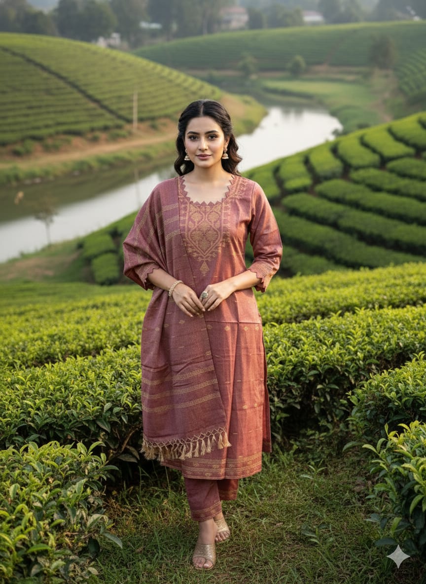 Bangladeshi Jamdani salwar kamiz