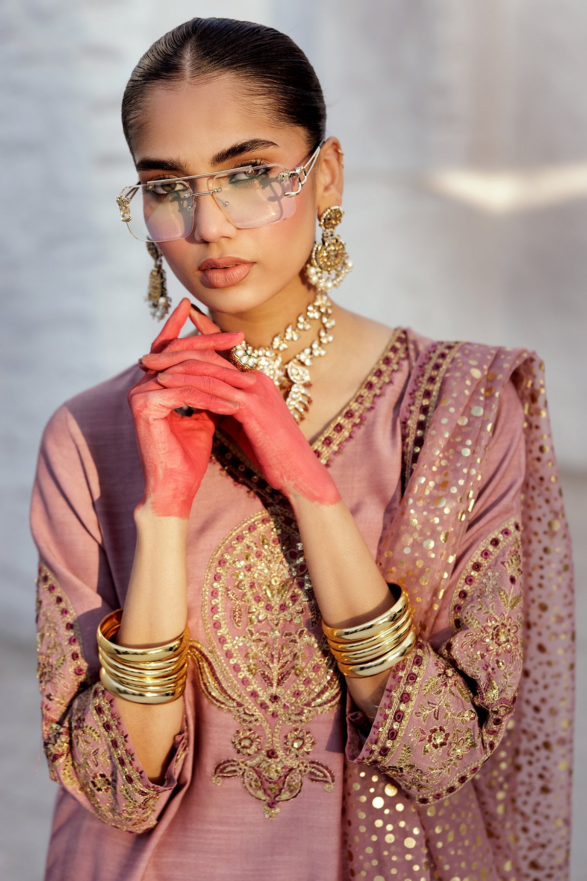 Charizma Luxury Embroidered Suit