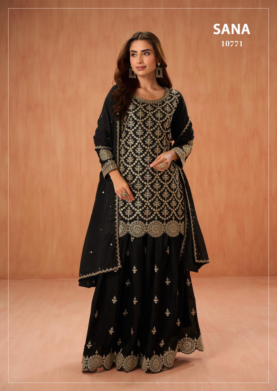 Premium Chinnon Silk Suit