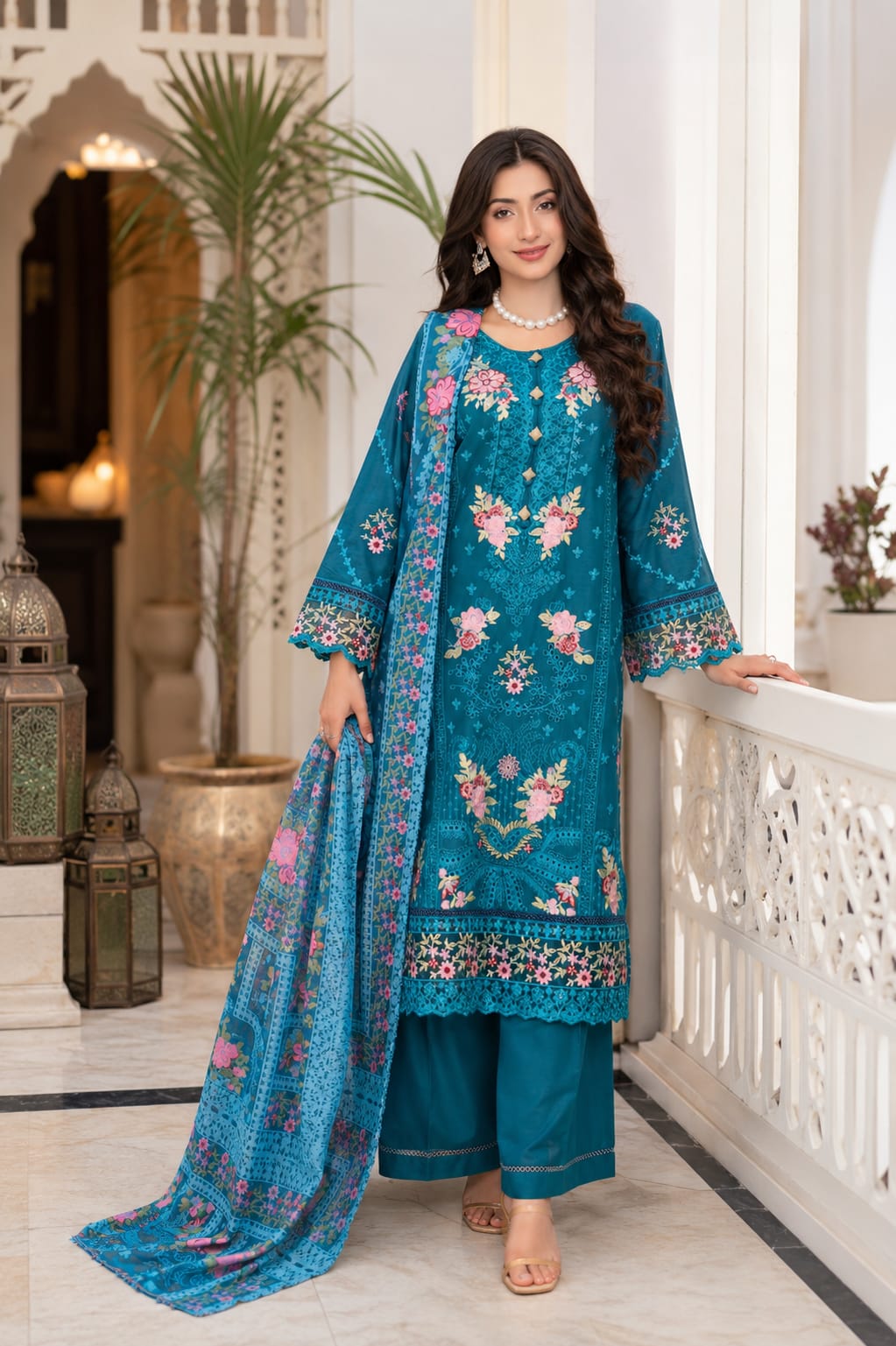 Munira Designers Embroidered Lawn