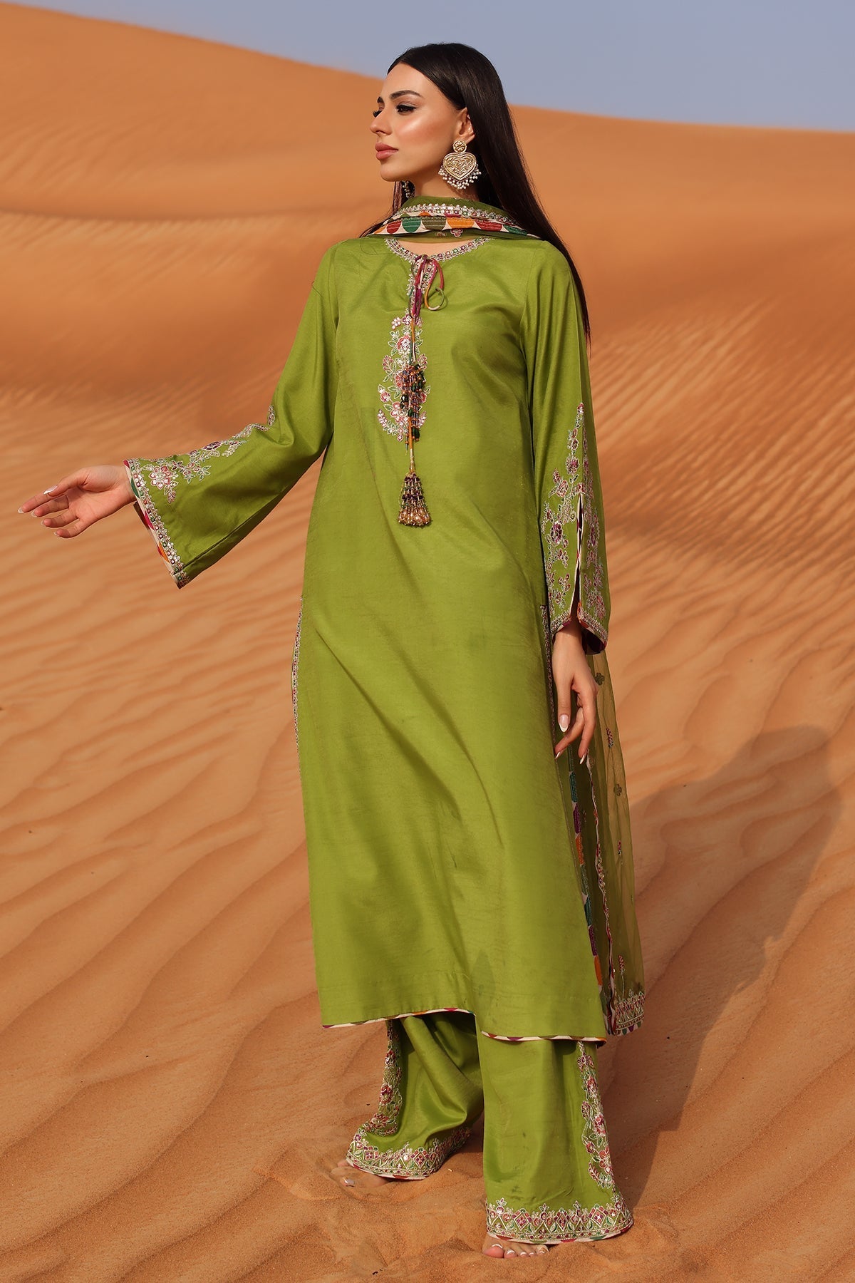 Charizma Luxury Embroidered Suit