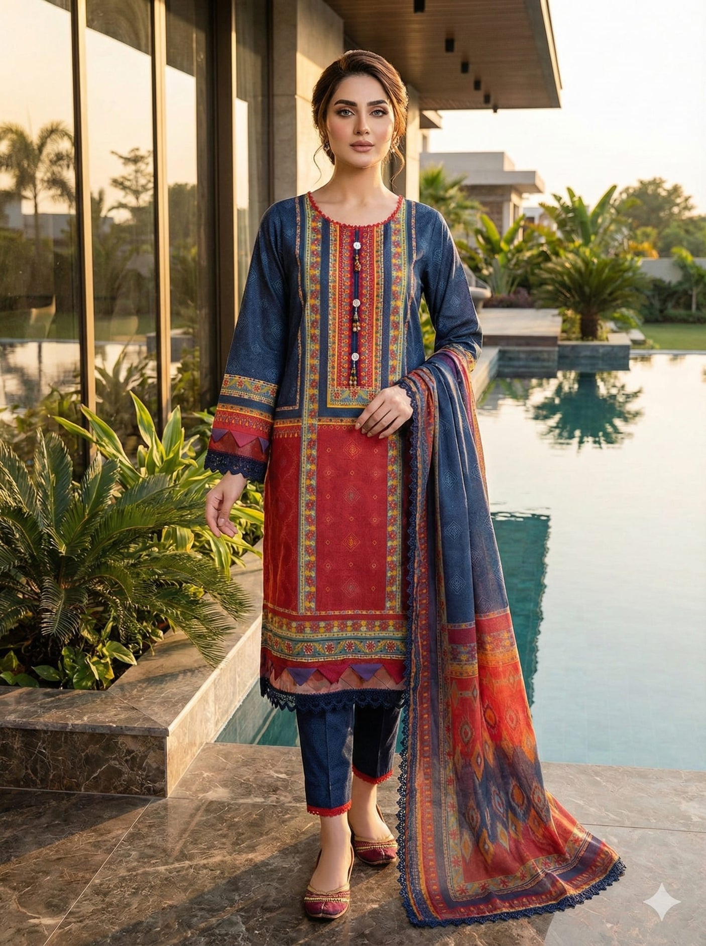 Tasbeeha Winter Embroidered Khaddar Vol-1