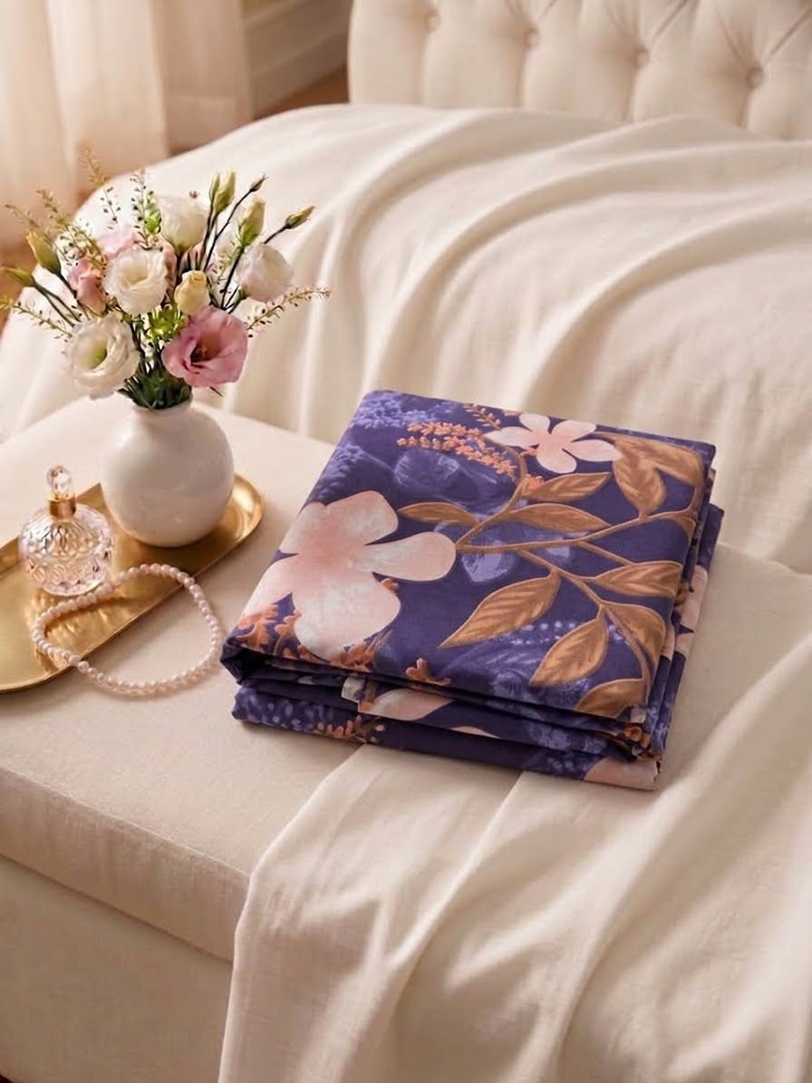Pakistani King Size Bedsheet with Pillow Cover