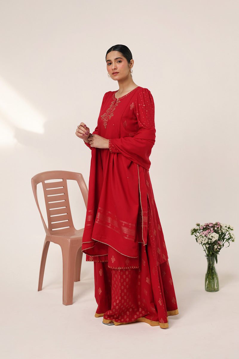 Cotton Jacquard embroidered Suit by Generation