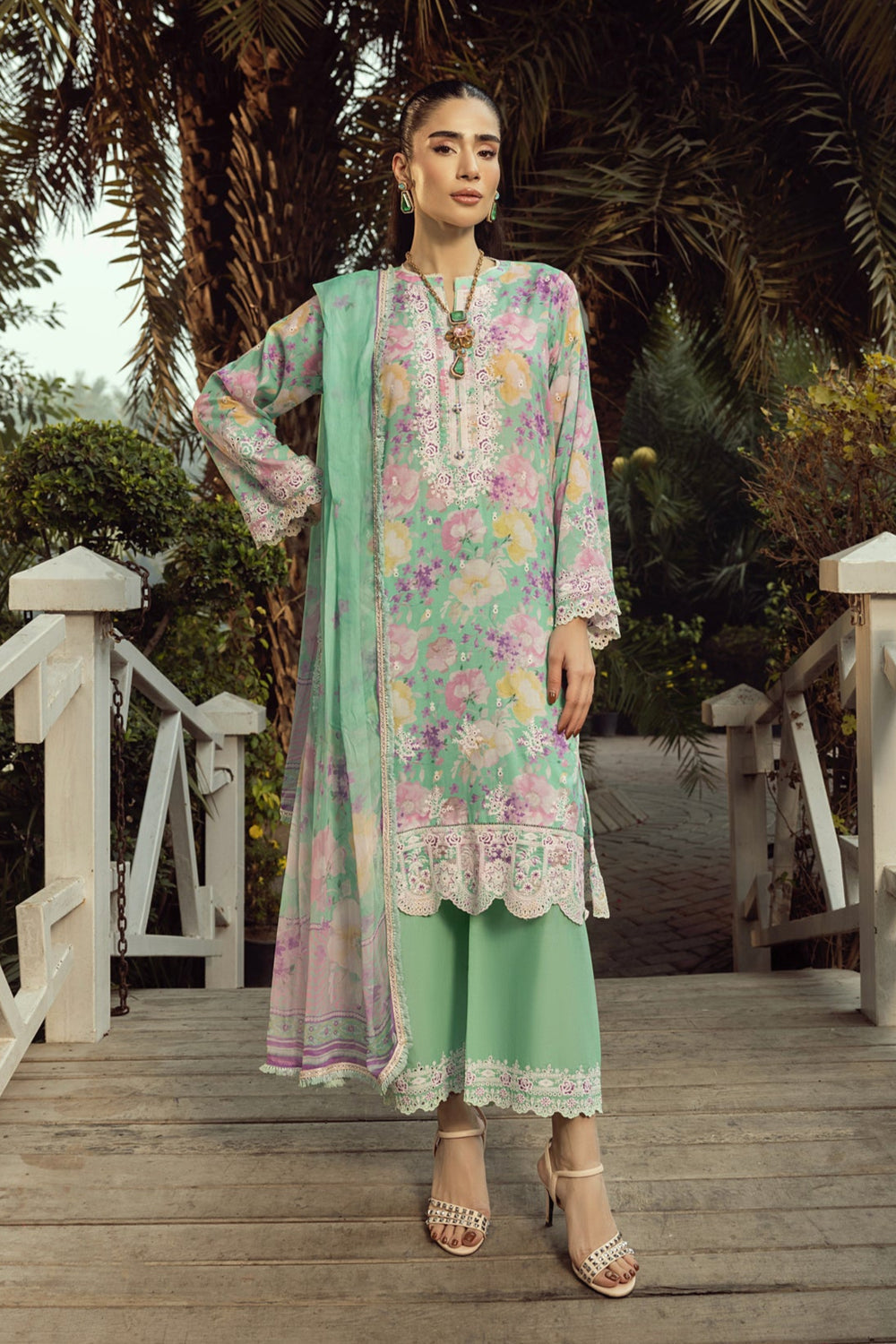 Lakhany 3pc Embroidered Suit