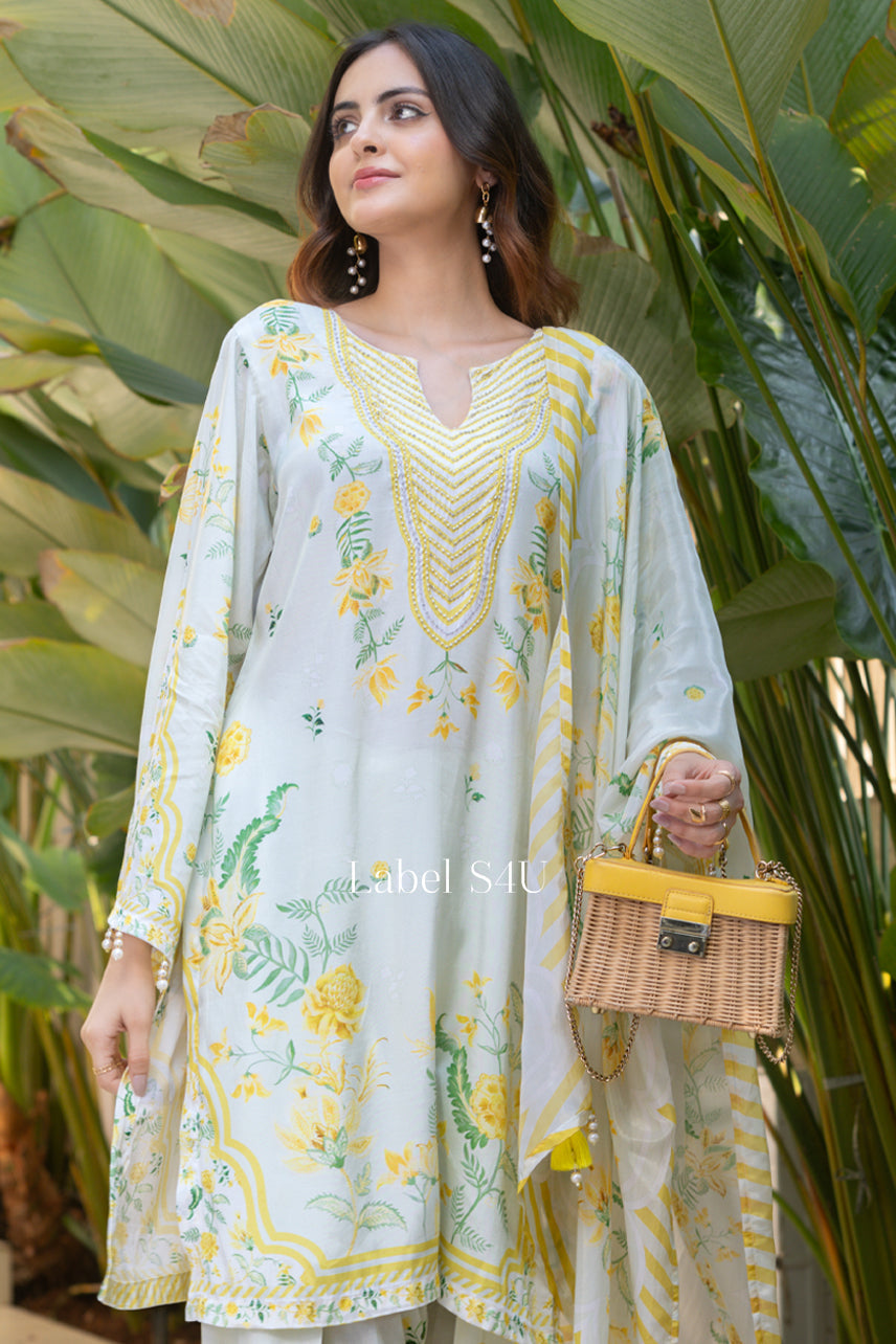 Pista Breeze Printed Farshi Salwar Set