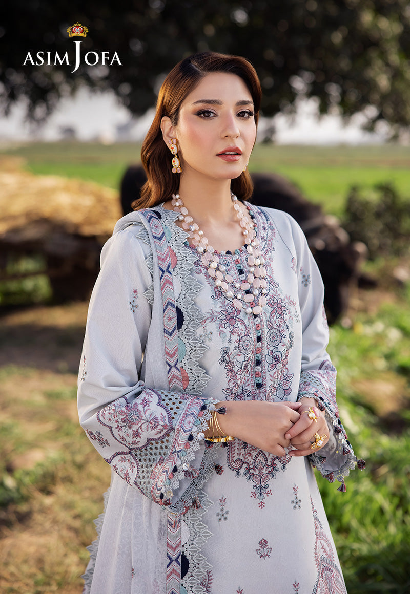 Asim Jofa Embroidered Lawn Suit