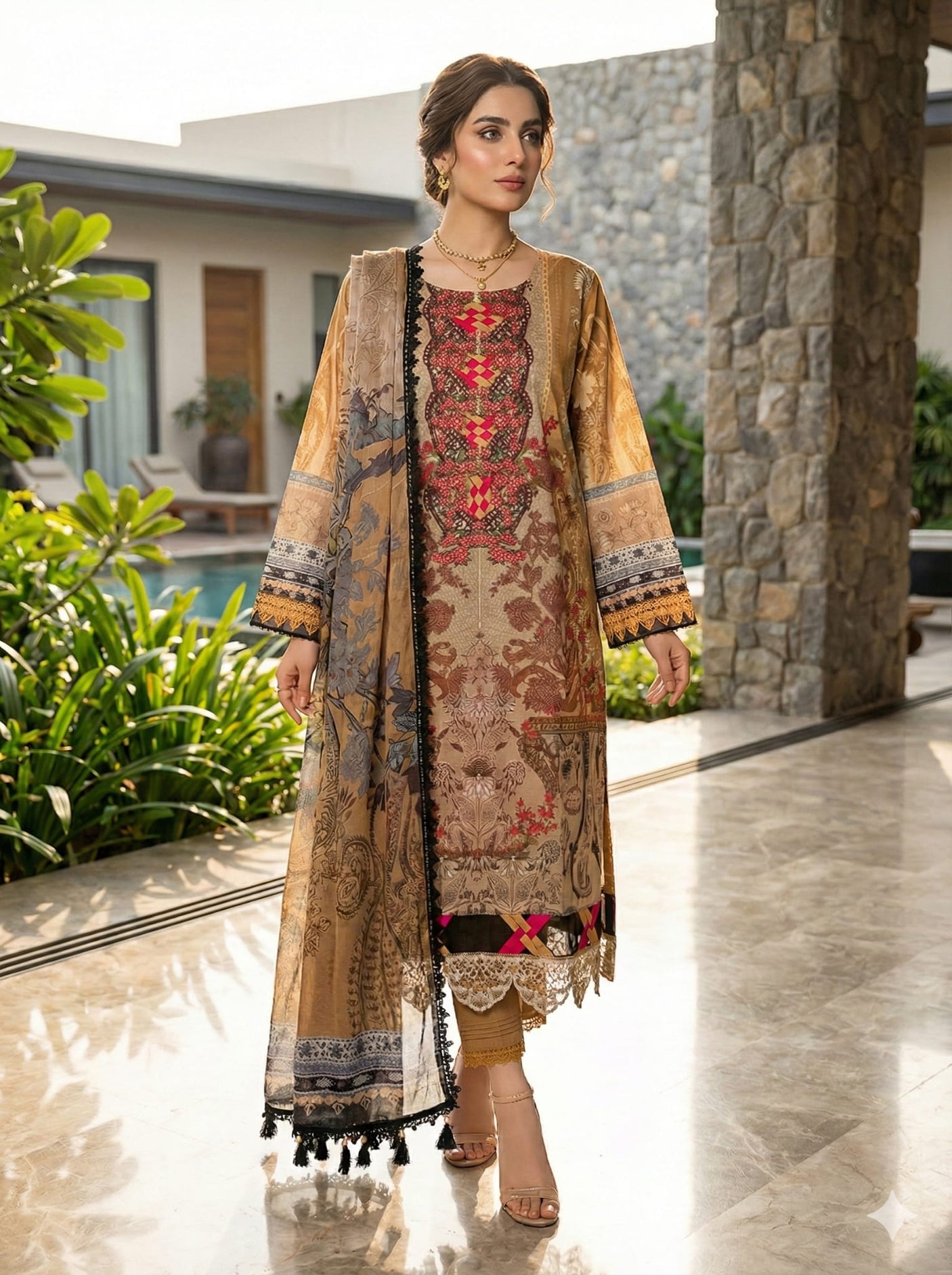 Jade Bliss Embroidery Lawn Collection
