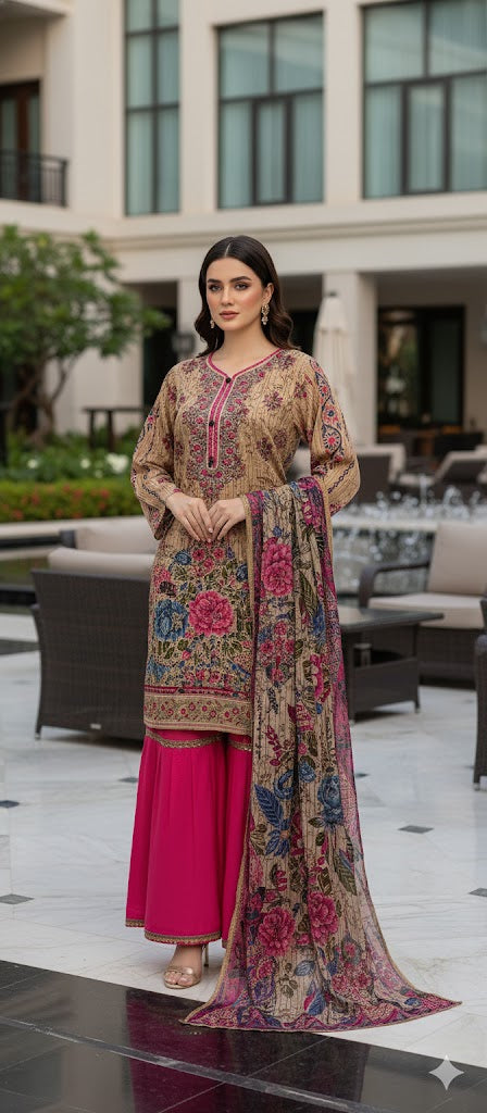 Luxury Embroidered Lawn Ready To Ship