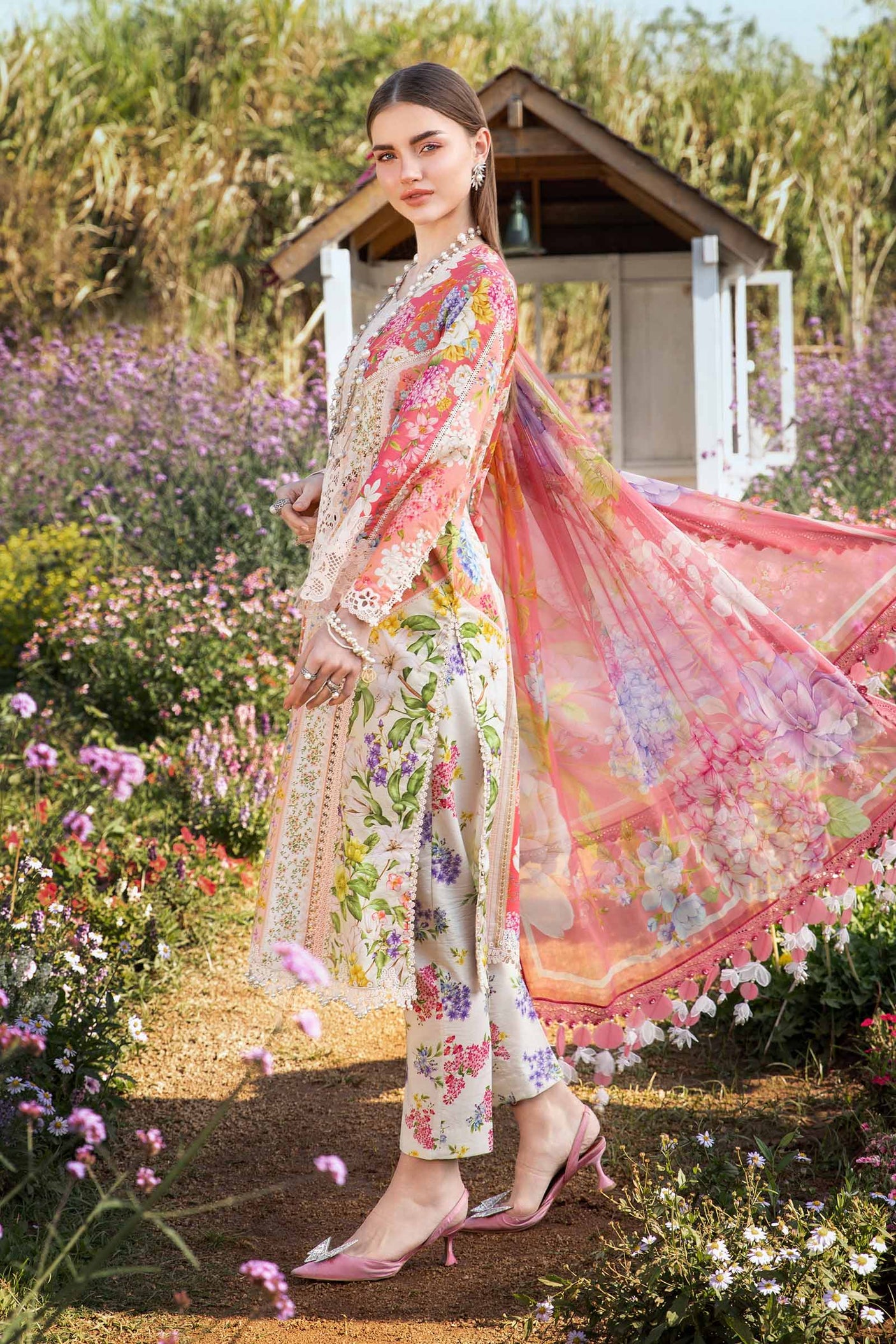 Maria B Embroidered Suit Collection