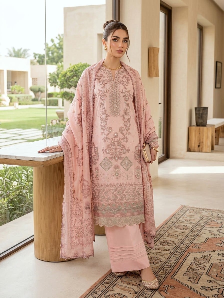 Munira Designers Embroidered Lawn