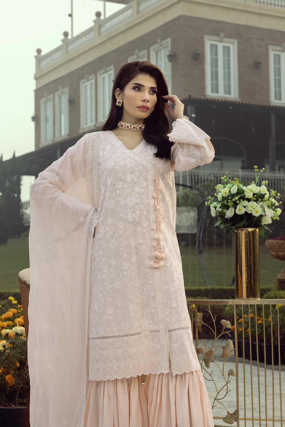 Lakhany 3pc Embroidered Suit
